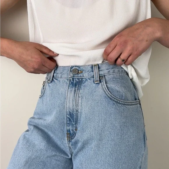 Vintage 90s Light Wash Calvin Klein Denim Jeans Size 32 - Picture 4 of 16